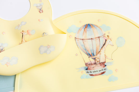Sunshine - Silicone Bib and Mat combo