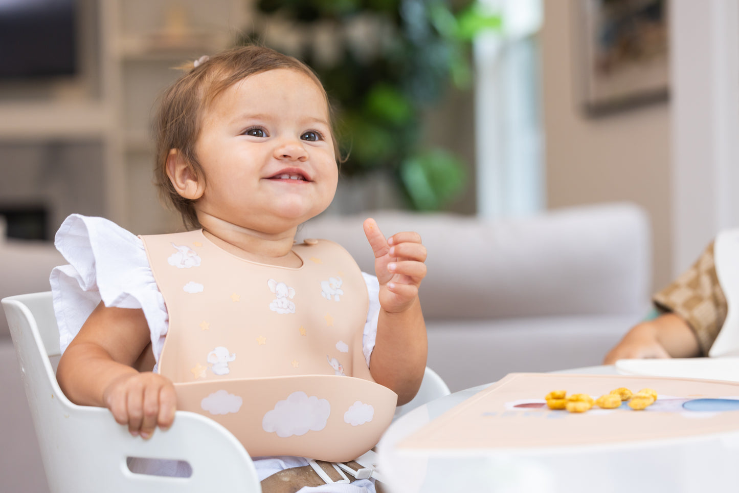 Blush Pink - Silicone Bib and Mat combo