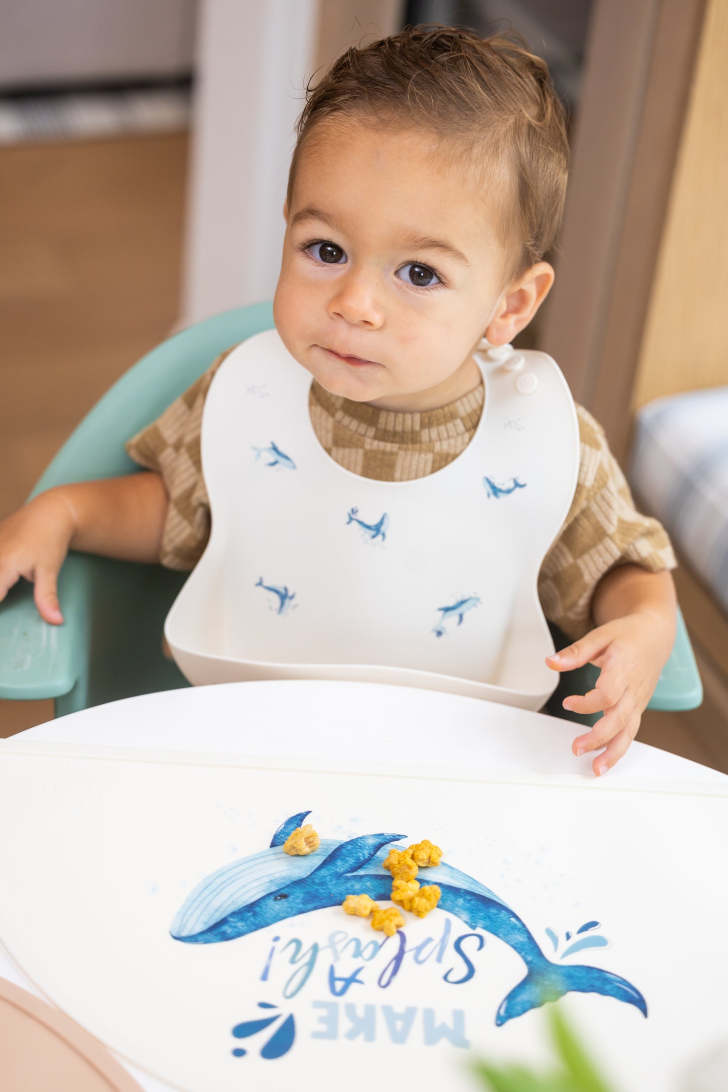 Marshmallow - Silicone Bib and Mat combo
