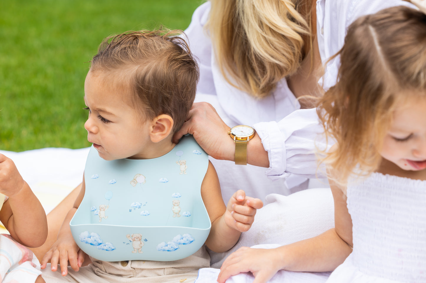 Sage - Silicone Bib and Mat combo